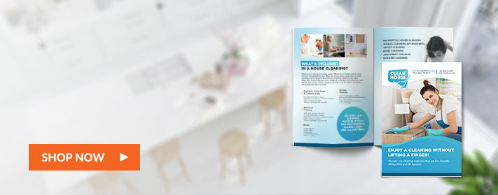 premium cleaning service booklets