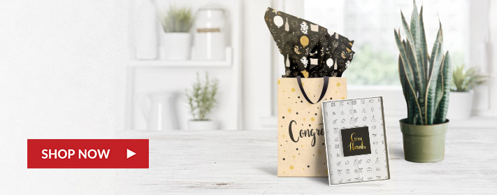 Whether you want to add a touch of glamour to your gift or ensure your customers remember you, personalized tissue paper will do the job.