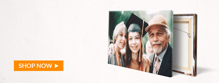 Commemorate your special day by converting your favorite photo into a custom canvas print.