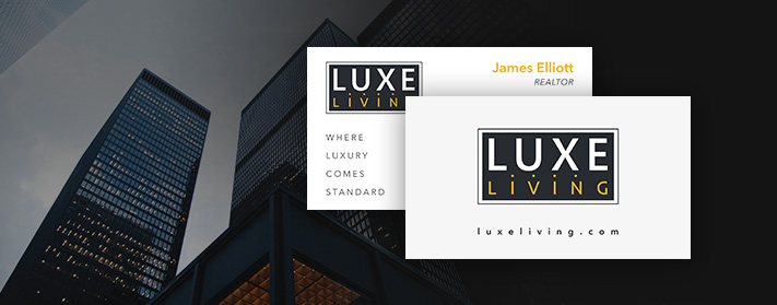 Luxury Real Estate Business Cards