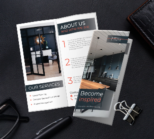 Professional brochures customized to your needs and preferences