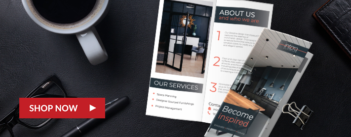 Professional brochures customized to your needs and preferences