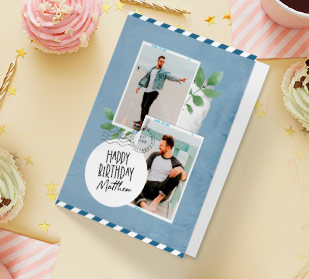 Folded Custom Birthday Cards