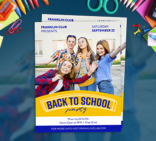 back to school custom posters