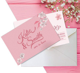 custom pre-designed wedding envelopes